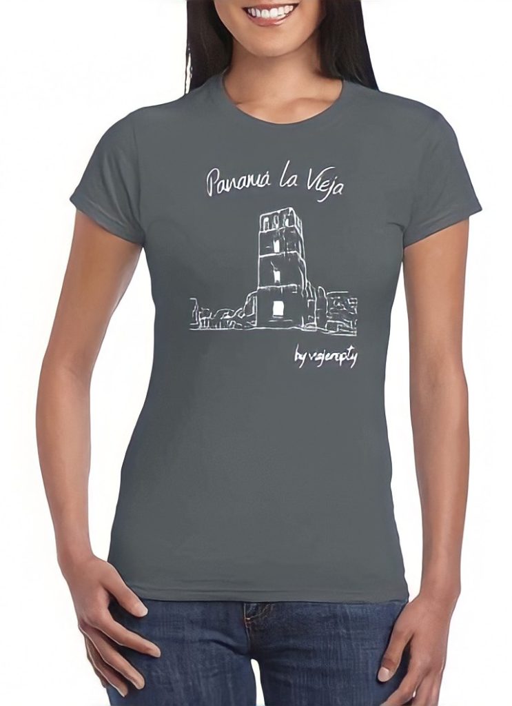 Tshirt Panamá la Vieja para Dama
